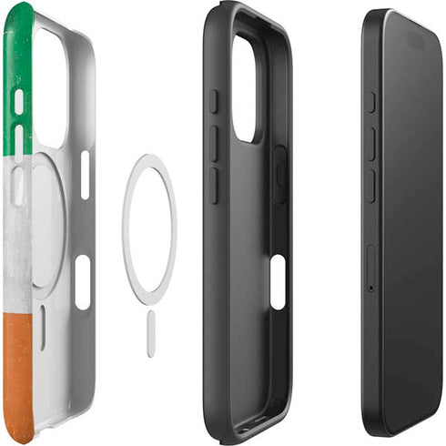 Ireland Flag Distressed iPhone 16 Pro Max Magsafe Impact Case